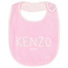 Baby Girls Pink Logo & Animals Babygrows Gift Set, 2, hi-res